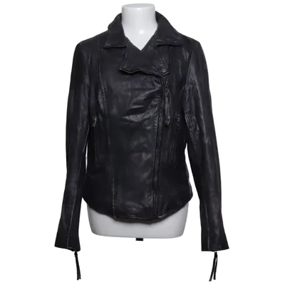 Biker jacket (Lederjacke - Farbe Dull Black) from Muubaa Leather