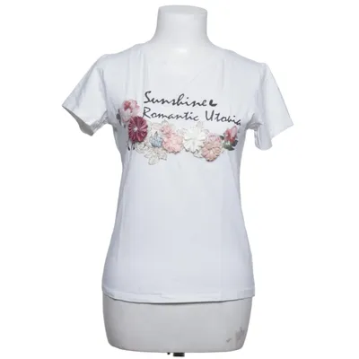 T-shirt (White) from C'est Monique Cotton, Elastane