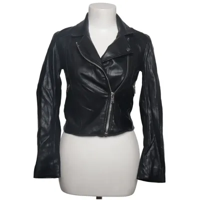 Bikerjack (Zwart) van Divided by H&M Polyester, Polyurethaan