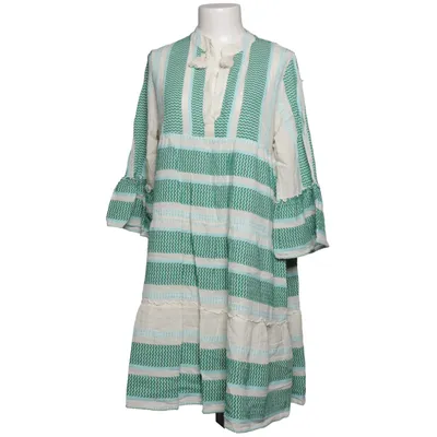 Jurk (Groen, Wit, Blauw) van August Katoen