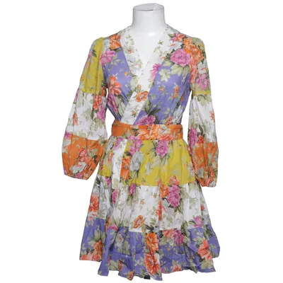 Wrap dress (Purple, Orange, Multicolored) from Zimmermann Cotton