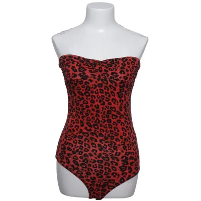 Romper (Rood, Zwart) van Bershka Collection Katoen, Elastaan