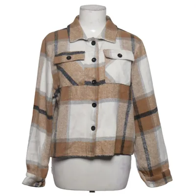 Overshirt (Brown, White, Gray) from Zeagoo Polyester