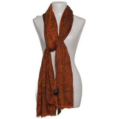 Scarf (Brown) from Etro Cashmere, Silk, Wool