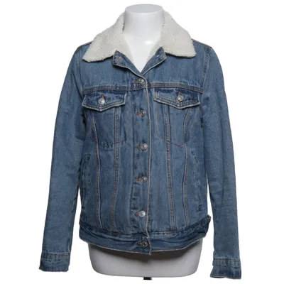 Veste en jeans fourrée (Bleu) de Denim Co Coton, Polyester