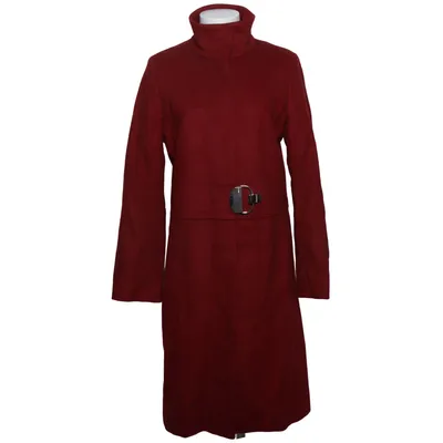 Frakke (Rød) fra Hugo Boss Kashmir, Polyamid, Viscose, Uld