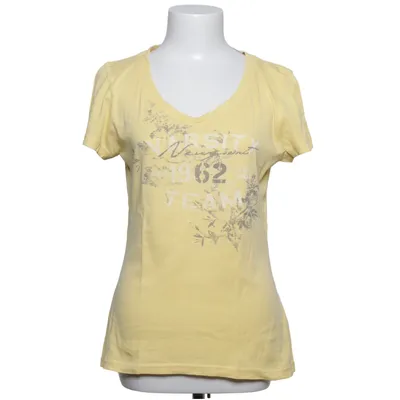 T-shirt (Gul) fra Tom Tailor Bomuld
