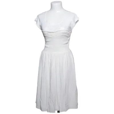 Kjole (Hvid) fra Sandro Linned, Polyester, Viscose