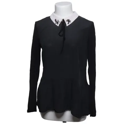 Blouse (Black) from Hallhuber Polyester, Silk, Viscose