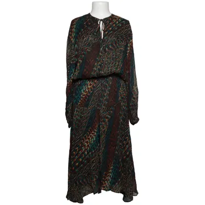 Skjortekjole (Blå, Brun, Flerfarvet) fra Jadicted Polyester, Viscose