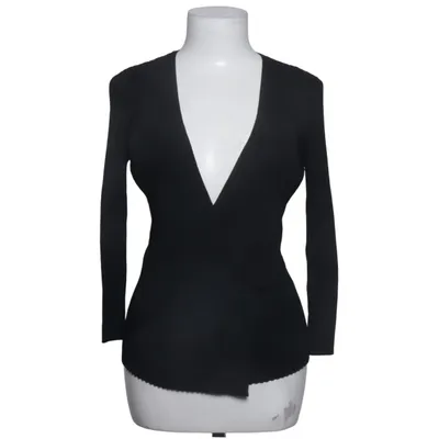 Wrap cardigan (Black) from Excellent Elastane, Viscose