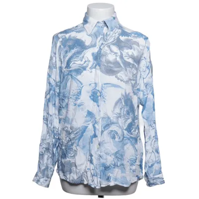 Skjorta (Blå, Vit) från Milkwhite Viskos