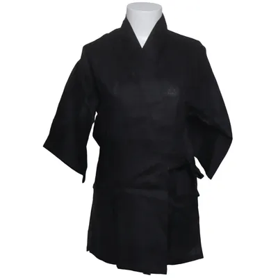 Wrap cardigan (Black) from La Perla Linen