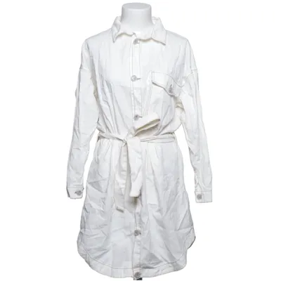 Shirt dress (White) from Boohoo Blue Cotton