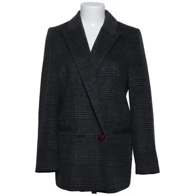 Kavaj (Grå) från Ganni Akryl, Polyester, Ull