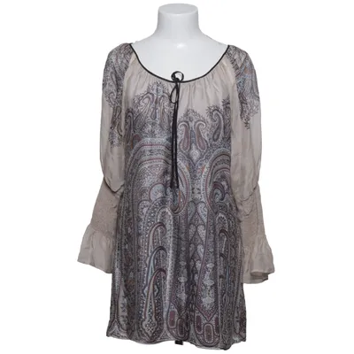Blus (Beige, Blå, Brun) från Zara Woman Polyester, Silke