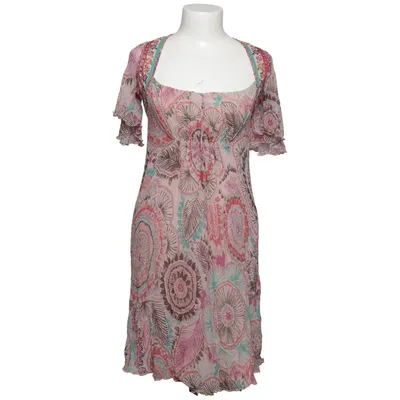 Kjole (Pink, Flerfarvet) fra Antik Batik Bomuld, Silke