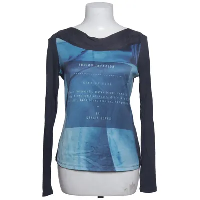 Lange mouwen shirt (Blauw, Meerkleurig) van Garcia Jeans Polyester, Zijde, Viscose