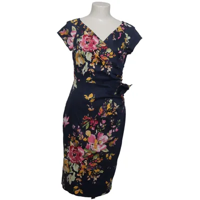 Wickelkleid (Blau, Mehrfarbig) von The Pretty Dress Company Baumwolle, Elasthan, Polyester