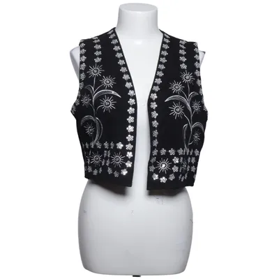 Vest (Sort, Sølv) fra Evelyn Bomuld