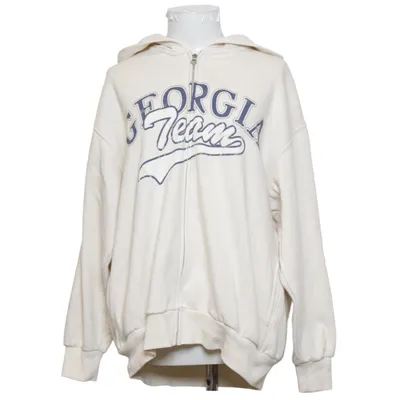 Hoodie (Beige) from Bershka Cotton, Polyester