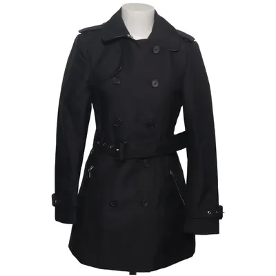 Trenchcoat (Sort) fra Zara Woman Outerwear Bomuld, Polyamid, Polyester