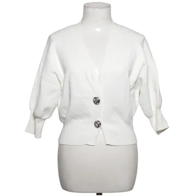 Cardigan (Wit) van Zara Elastaan, Polyamide, Viscose