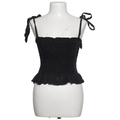 Neckholder Top (Schwarz) von Reformation Baumwolle