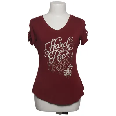 T-shirt (Rot) von Hard Rock Couture Elasthan, Viskose