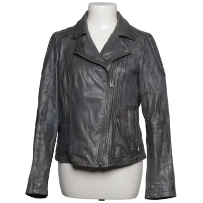 Bikerjack (Grijs) van Jilani Collection Leer, Polyester