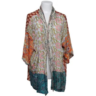 Kimono (Blue, Pink, Orange, Multicolored) from Odd Molly Polyester, Silk