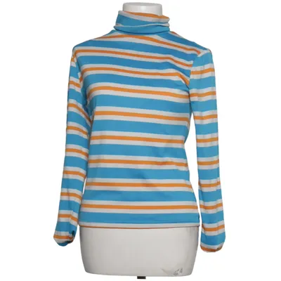 Pul à col roulé (Bleu, Blanc, Jaune) de Lady Mei