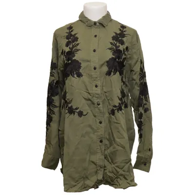 Skjorta (Grön, Svart) från Zara Woman Lyocell, Polyester