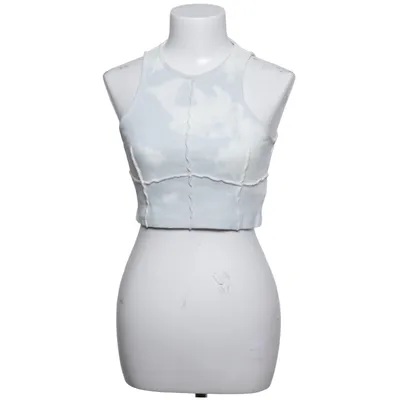 Tanktop (Blauw, Wit) van NA-KD Katoen, Elastaan