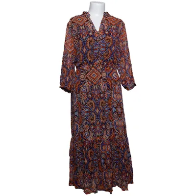 Maxikjole (Orange, Lilla, Flerfarvet) fra Derhy Polyester, Viscose