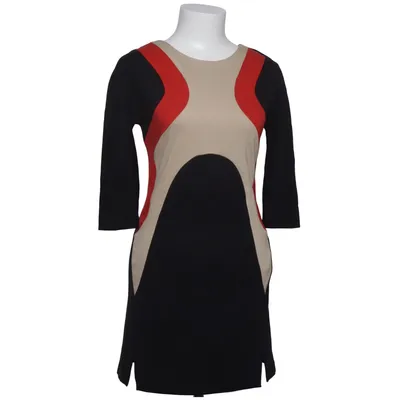 Jurk (Zwart, Rood, Beige) van Denny Rose Elastaan, Polyamide, Viscose