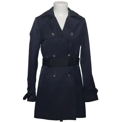 Trench coat (Blue) from Zero Cotton, Polyester