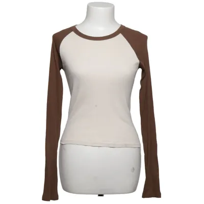 Långärmad t-shirt (Beige, Brun) från Brandy Melville Bomull