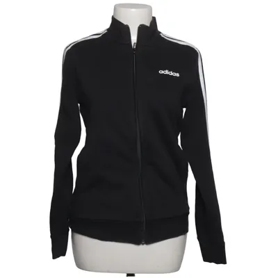 Sports jacket (Black, White) from Adidas Cotton, Recycled polyester