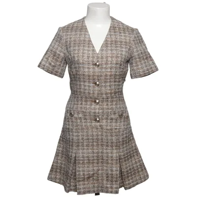 Klänning (Beige, Vit, Brun) från Maje
