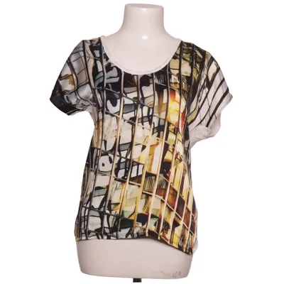 Topp (Vit, Svart, Gul) från Barbara Bui Bomull, Silke