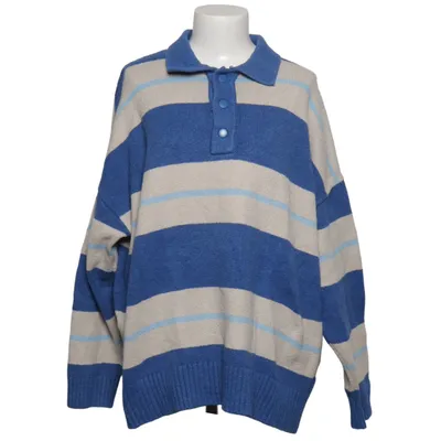 Sweater (Blue, Beige) from Zara Cotton, Elastane, Polyamide