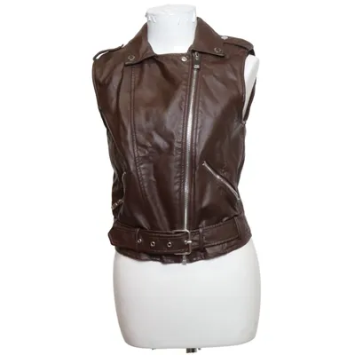 Bikervest (PU Biker Jacket) fra Seven Sisters Polyester, Polyurethan