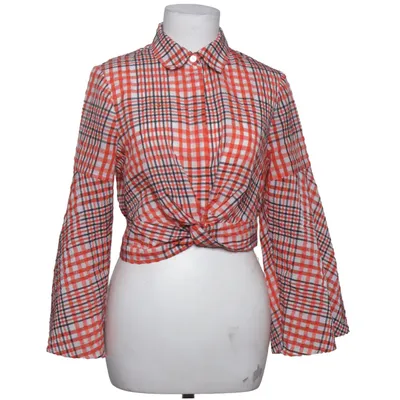 Blouse (Rood, Wit, Zwart) van Ganni Katoen, Polyamide, Polyester