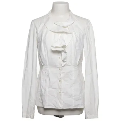 Bluse (Weiß) von Robert Friedman Baumwolle, Elasthan