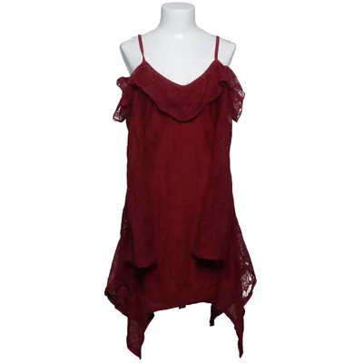 Kjole (Rød) fra Killstar Elastan, Nylon, Polyester