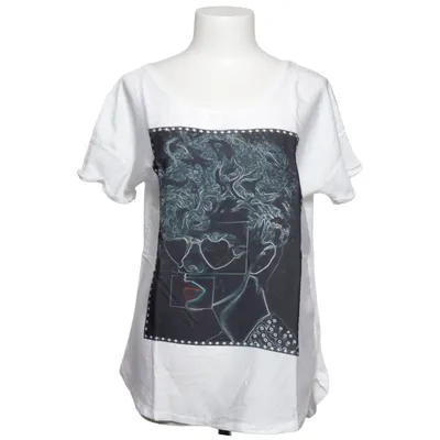T-shirt (Vit, Svart) från Rich & Royal Bomull, Polyester