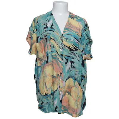 Chemise à manches courtes (Jaune, Vert, Multicolore) de Hopsack