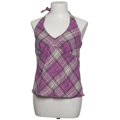Halter neck top (Purple, White) from Old Navy Cotton