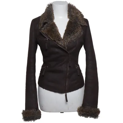Shearlingjakke (Brun) fra Fornarina Akryl, Polyester